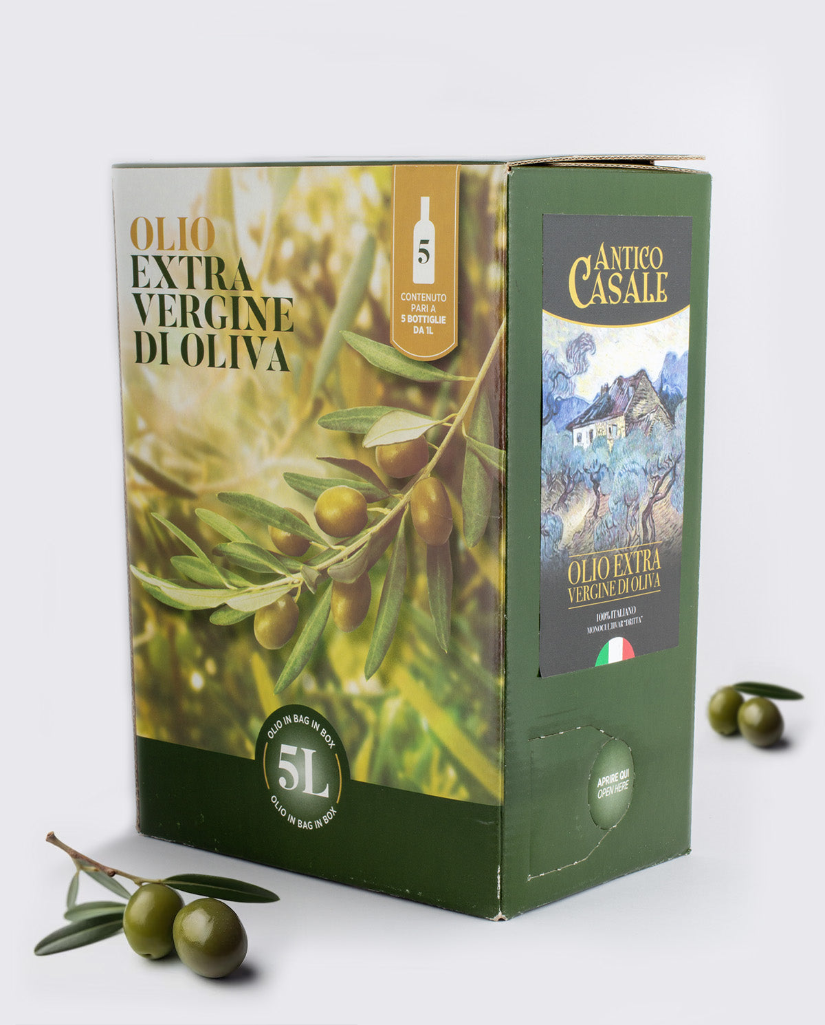 Sortenreines Olivenöl extra vergine „Dritta“ – 5 lt