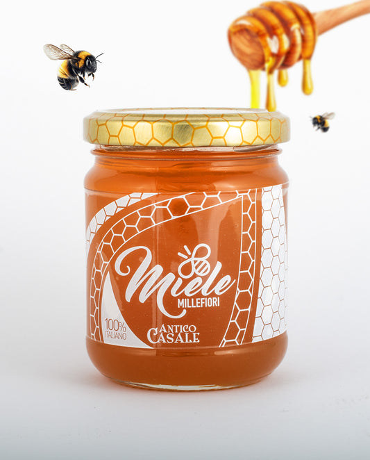 Miele Millefiori 100% Italiano - peso netto 460 gr